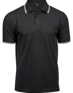Tee Jays Mens Luxury Stripe Stretch Polo -XAMAX b2adf64a92813a844773b9f0cee0f152e76df1f64dbbbf2b856bf9b0486a803a