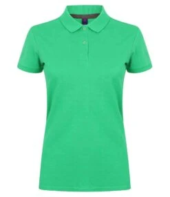 Henbury Ladies Modern Fit Cotton Piqué Polo Shirt -XAMAX b31e1616adfbce52f8e3b1ba4ab8dc19bae810a7d65dc5cd25d5989d02e21dd1