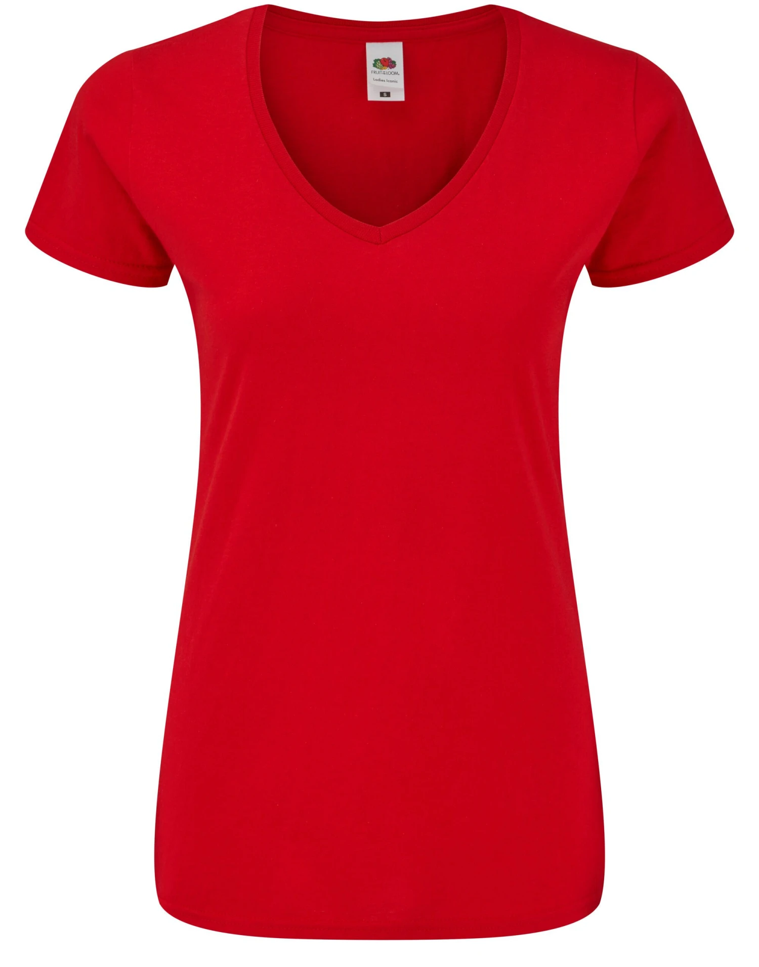 Fruit Of The Loom Ladies' Iconic 150 V-Neck T 7 Fruit Of The Loom Ladies' Iconic 150 V-Neck T - Image 5