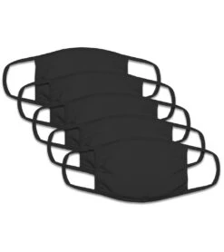 Fruit Of The Loom Adult Cotton Face Mask (5 Pack)