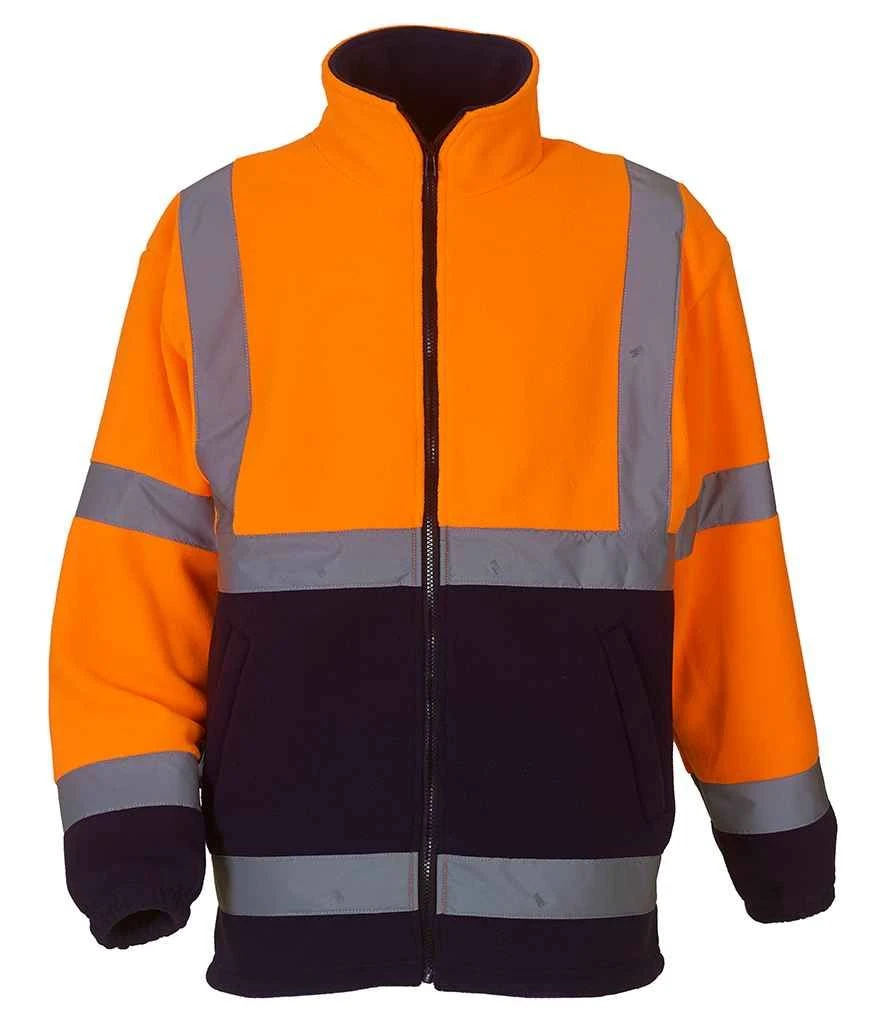 Yoko Hi Vis Heavyweight Fleece Jacket 6 Yoko Hi Vis Heavyweight Fleece Jacket - Image 4