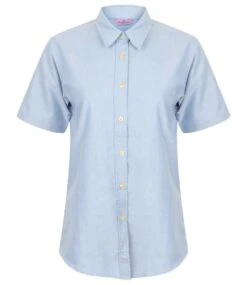 Henbury Ladies Short Sleeve Classic Oxford Shirt 7 Henbury Ladies Short Sleeve Classic Oxford Shirt -XAMAX b541a177de026ea3b6d1f707cf79c411d43962b84577fb1cc5aa59d02b818d81