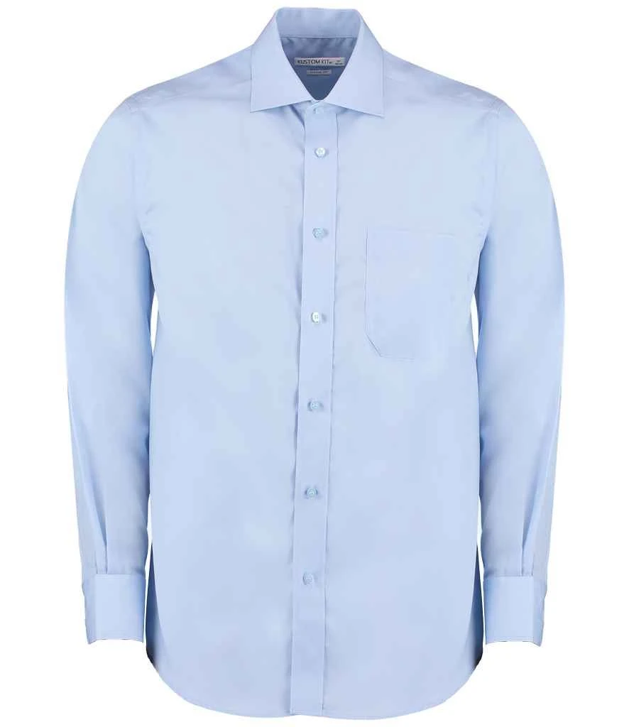 Kustom Kit Classic Fit Long Sleeve Non-Iron Shirt 8 Kustom Kit Classic Fit Long Sleeve Non-Iron Shirt - Image 6