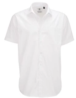 B&C Mens Smart Short Sleeve Poplin Shirt -XAMAX b7dc2aa7ad90489d9ad99f0a474bf3ba55db6c474e245acc2ceb899330171a1e