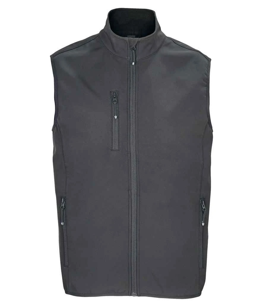 SOL'S Sols Falcon Recycled Soft Shell Bodywarmer 6 SOL'S Sols Falcon Recycled Soft Shell Bodywarmer - Image 4
