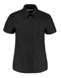 Kustom Kit Tailored Fit Short Sleeve Workwear Oxford Shirt