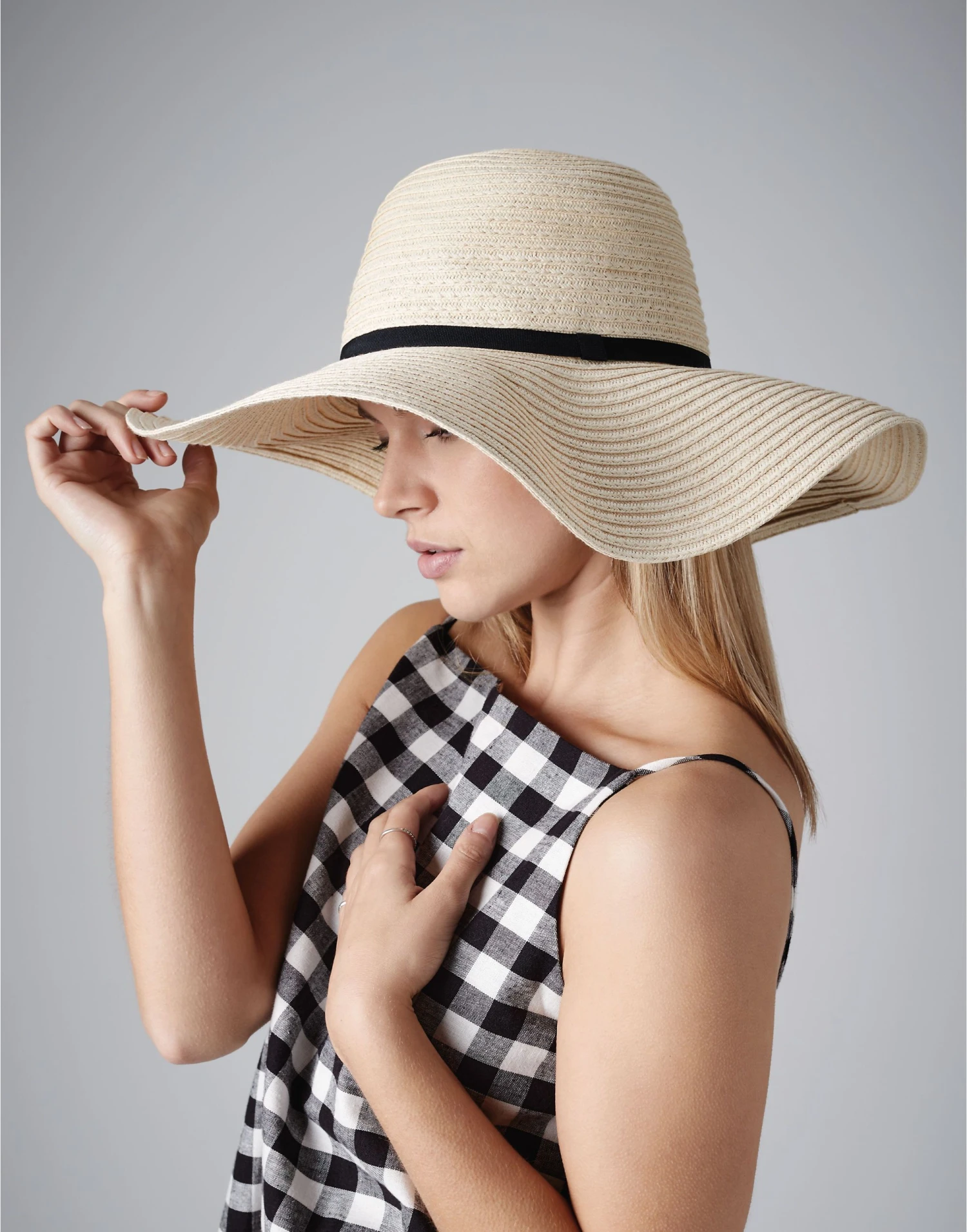 Beechfield Marbella Wide-Brimmed Sun Hat 4 Beechfield Marbella Wide-Brimmed Sun Hat - Image 2