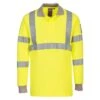 Portwest Flame Resistant Anti-Static Hi-Vis Long Sleeve Polo Shirt -XAMAX baef059635fe1af1d398a207589929ebbc7f8bea021c6c0ff7e3014c2a4d64a8