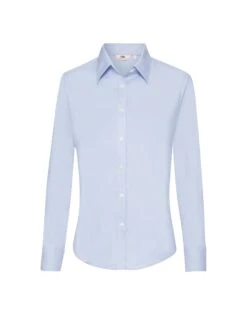 Fruit Of The Loom Ladies' Long Sleeve Oxford Shirt -XAMAX bcd6df9468c2c93b1b426bbd80bf240ae20fe682a484b8fa7d2ee1716b7560e3