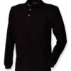 Henbury Long Sleeve Cotton Piqué Polo Shirt -XAMAX bec64a9c96cd07b3eb762abe388e5143c1cc53369e898b44e462f160cc94695f