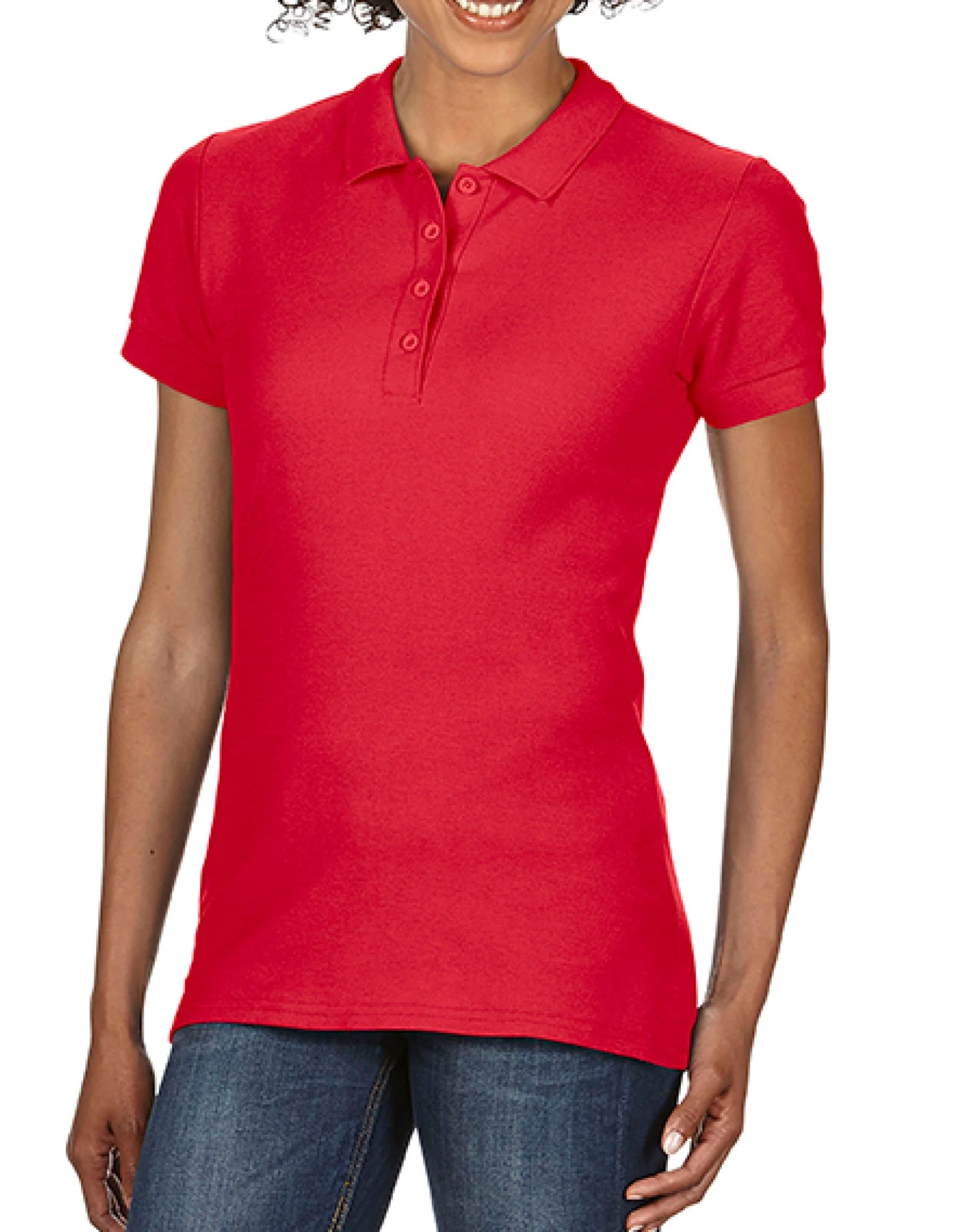 Gildan Softstyle® Ladies' Double Pique Polo 9 Gildan Softstyle® Ladies' Double Pique Polo - Image 7