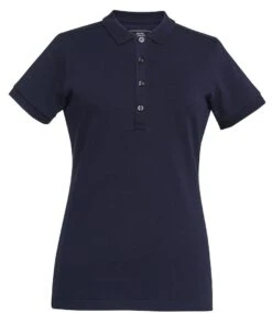 Brook Taverner Ladies Arlington Premium Cotton Polo Shirt 41 Brook Taverner Ladies Arlington Premium Cotton Polo Shirt -XAMAX bk614 nav front 1