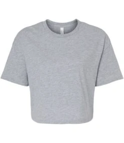 Bella+Canvas Bella Ladies Jersey Cropped T Shirt 34 Bella+Canvas Bella Ladies Jersey Cropped T Shirt -XAMAX bl6482 ahe front