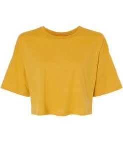 Bella+Canvas Bella Ladies Jersey Cropped T Shirt 25 Bella+Canvas Bella Ladies Jersey Cropped T Shirt -XAMAX bl6482 mus front