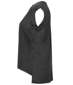 Bella+Canvas Womens Flowy Muscle Tee With Rolled Cuff -XAMAX bl8804 dgy left 5