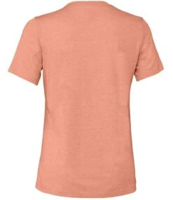 Bella+Canvas Bella Ladies Relaxed Cvc T Shirt 27 Bella+Canvas Bella Ladies Relaxed Cvc T Shirt -XAMAX blc6400 hsu back