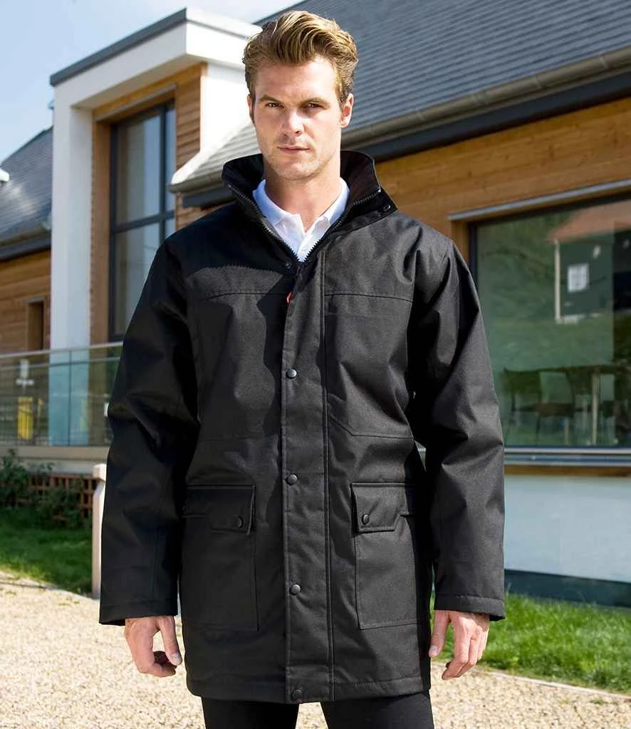 Result Work-Guard Mens Platinum Managers Jacket 6 Result Work-Guard Mens Platinum Managers Jacket - Image 4