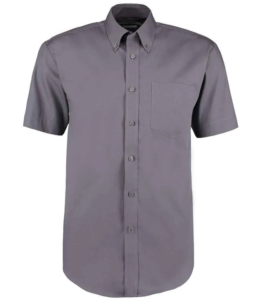 Kustom Kit Classic Fit Short Sleeve Premium Oxford Shirt 18 Kustom Kit Classic Fit Short Sleeve Premium Oxford Shirt - Image 16