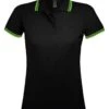 SOL'S Sols Ladies Pasadena Tipped Cotton Piqué Polo Shirt -XAMAX c90c81978b4ae24e27818906f2258d99f721b44a6eeb8c74fd2b6daa8a096a7a