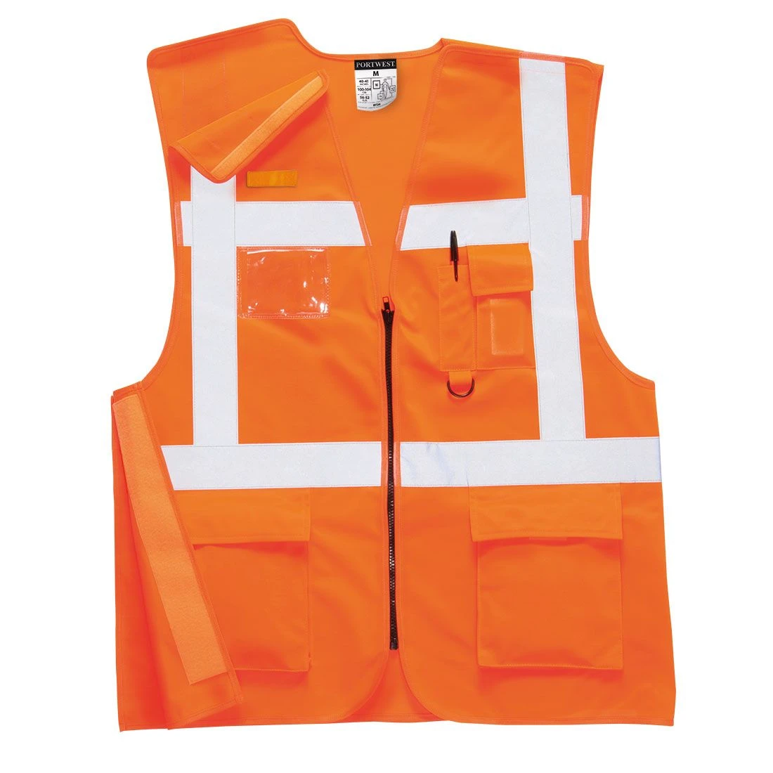 Portwest Hi-Vis Zip Executive Vest 3 Portwest Hi-Vis Zip Executive Vest