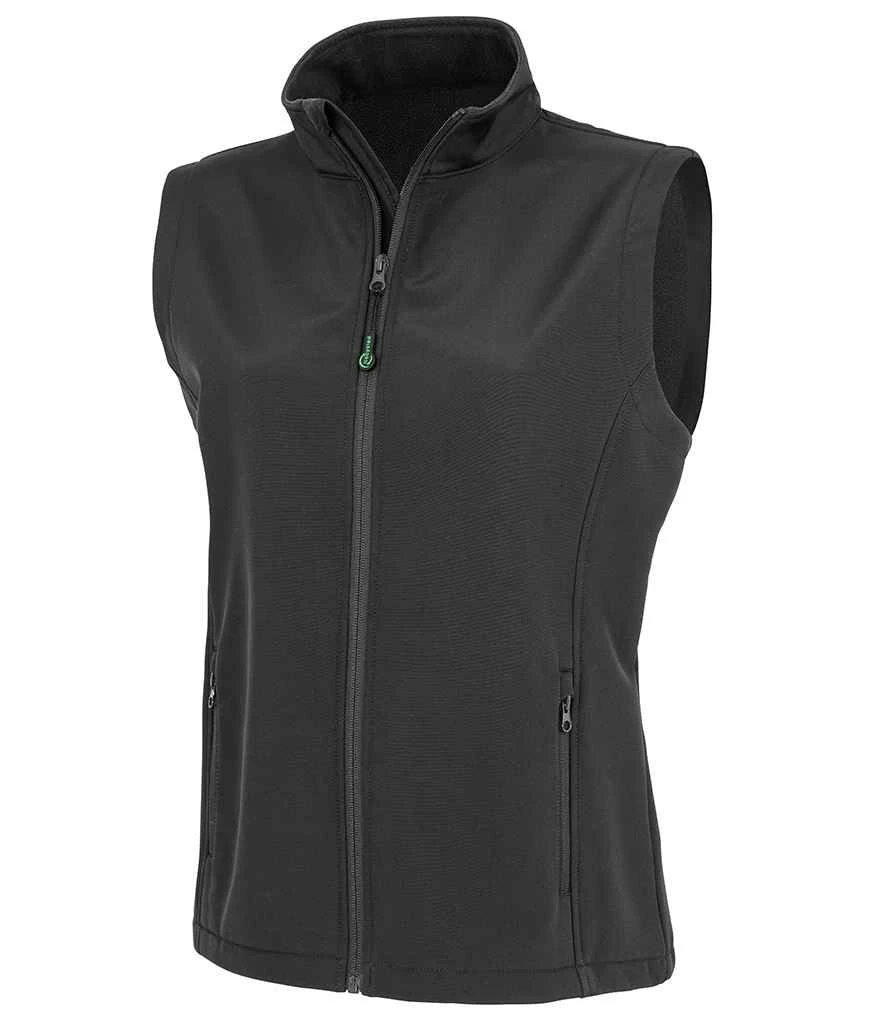 Result Genuine Recycled Ladies' Recycled 2-Layer Printable Softshell Bodywarmer 4 Result Genuine Recycled Ladies' Recycled 2-Layer Printable Softshell Bodywarmer - Image 2