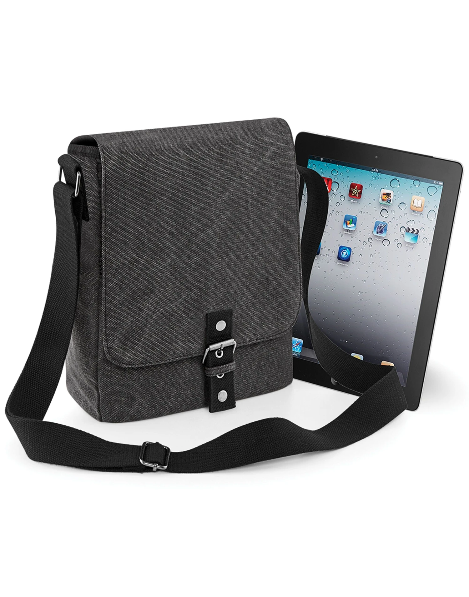 Quadra Vintage Canvas IPad/Tablet Reporter 3 Quadra Vintage Canvas IPad/Tablet Reporter