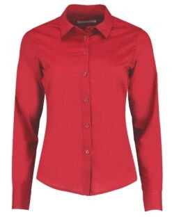 Kustom Kit Tailored Long Sleeve Poplin Shirt -XAMAX cb86fcd8b58b48b5051631fa20a9a994972523c04c2bf8f672e9c9eaa331ee67