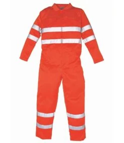Yoko Hi Vis Polycotton Coverall