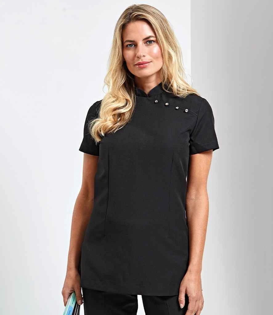 Premier® Premier Ladies Mika Short Sleeve Tunic 4 Premier® Premier Ladies Mika Short Sleeve Tunic - Image 2