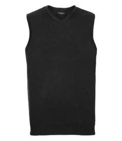 Russell Collection V-Neck Sleeveless Knitted Pullover -XAMAX cf209a29a44499875f3e57d3838cc785397d2ebc679be1001c6ec0476169a9bf