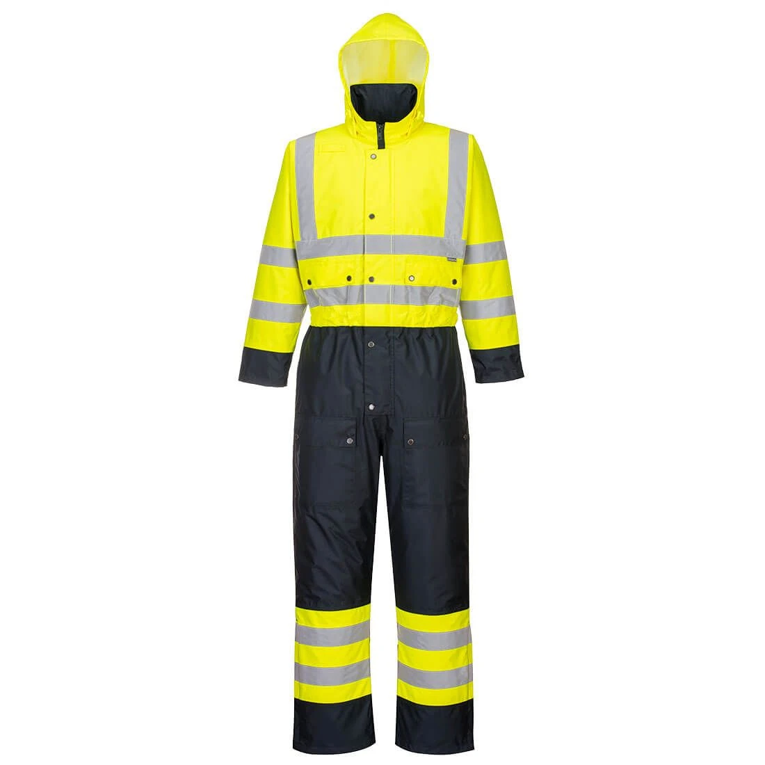 Portwest Hi-Vis Contrast Winter Coverall 3 Portwest Hi-Vis Contrast Winter Coverall