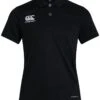 Canterbury Ladies Club Dry Polo Shirt 2 Canterbury Ladies Club Dry Polo Shirt -XAMAX cn263f blk front