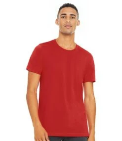 Bella+Canvas Unisex Jersey Short Sleeve Tee -XAMAX cv3001 red model 1 8