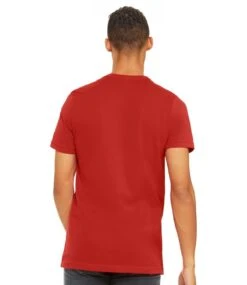 Bella+Canvas Unisex Crew Neck T Shirt -XAMAX cv3001 red model 2 1