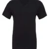 Bella+Canvas Unisex Jersey Short Sleeve V-Neck Tee -XAMAX cv3005 blk front 2