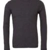 Bella+Canvas Unisex Heather Cvc Long Sleeve T Shirt -XAMAX cvc3501 dgy front