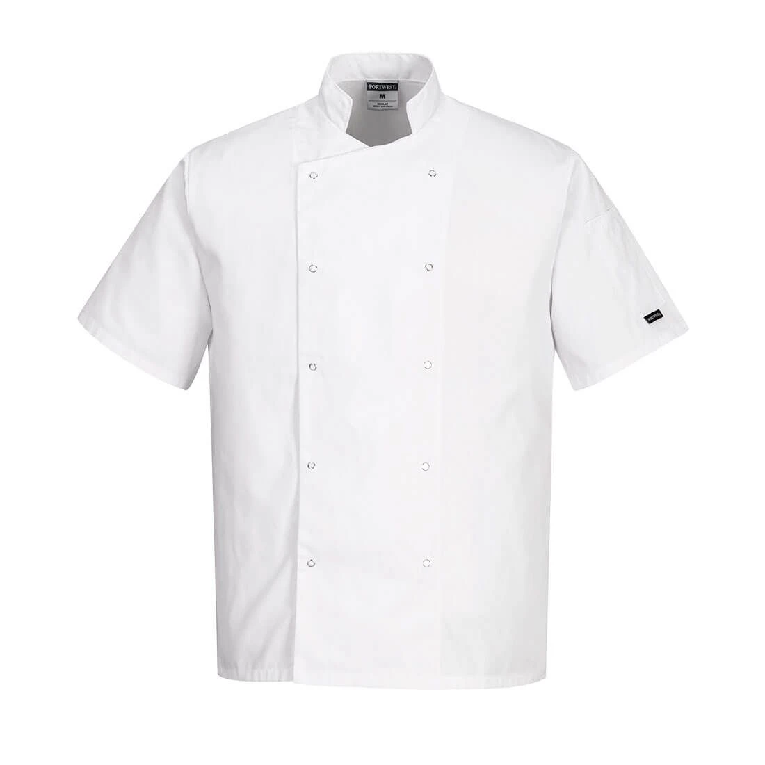 Portwest Cumbria Chefs Jacket S/S 4 Portwest Cumbria Chefs Jacket S/S - Image 2