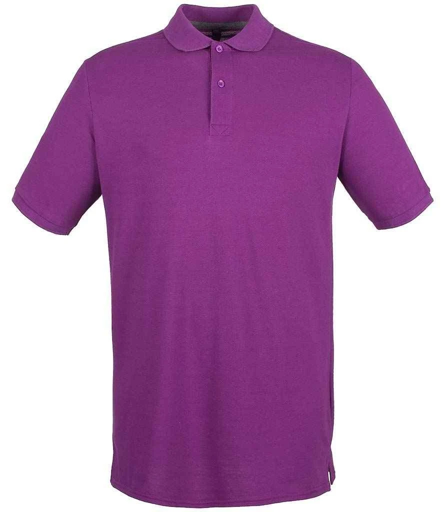 Henbury Modern Fit Cotton Piqué Polo Shirt 13 Henbury Modern Fit Cotton Piqué Polo Shirt - Image 11