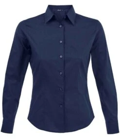 SOL'S Sols Ladies Eden Long Sleeve Fitted Shirt -XAMAX d218aa34ec37ea4422f364206f46d223067cb7109570bbef97950cf9e6ed3adb