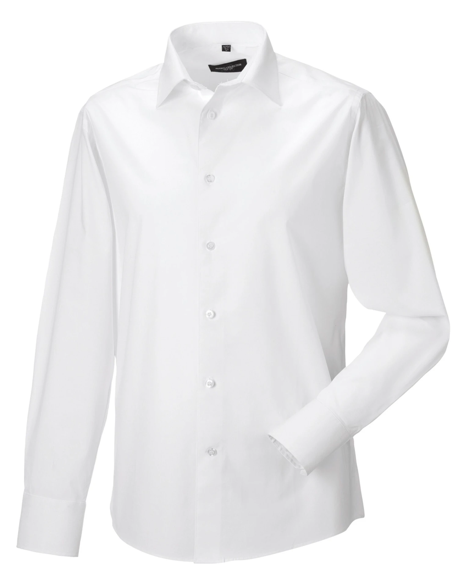 Russell Collection Mens Long Sleeve Fitted Stretch Shirt 5 Russell Collection Mens Long Sleeve Fitted Stretch Shirt - Image 3