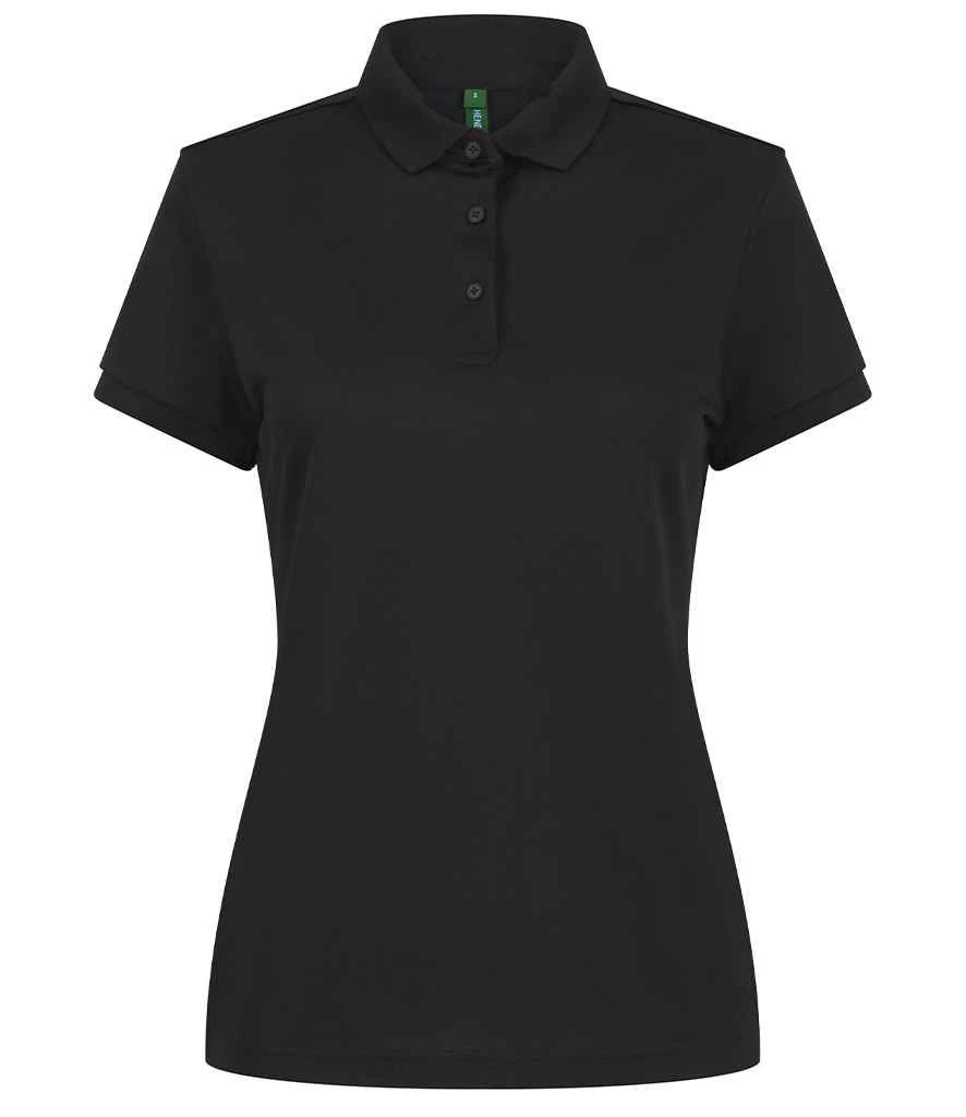 Henbury Ladies Recycled Polyester Polo Shirt 3 Henbury Ladies Recycled Polyester Polo Shirt