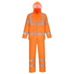 Portwest Hi-Vis Packaway Rain Suit