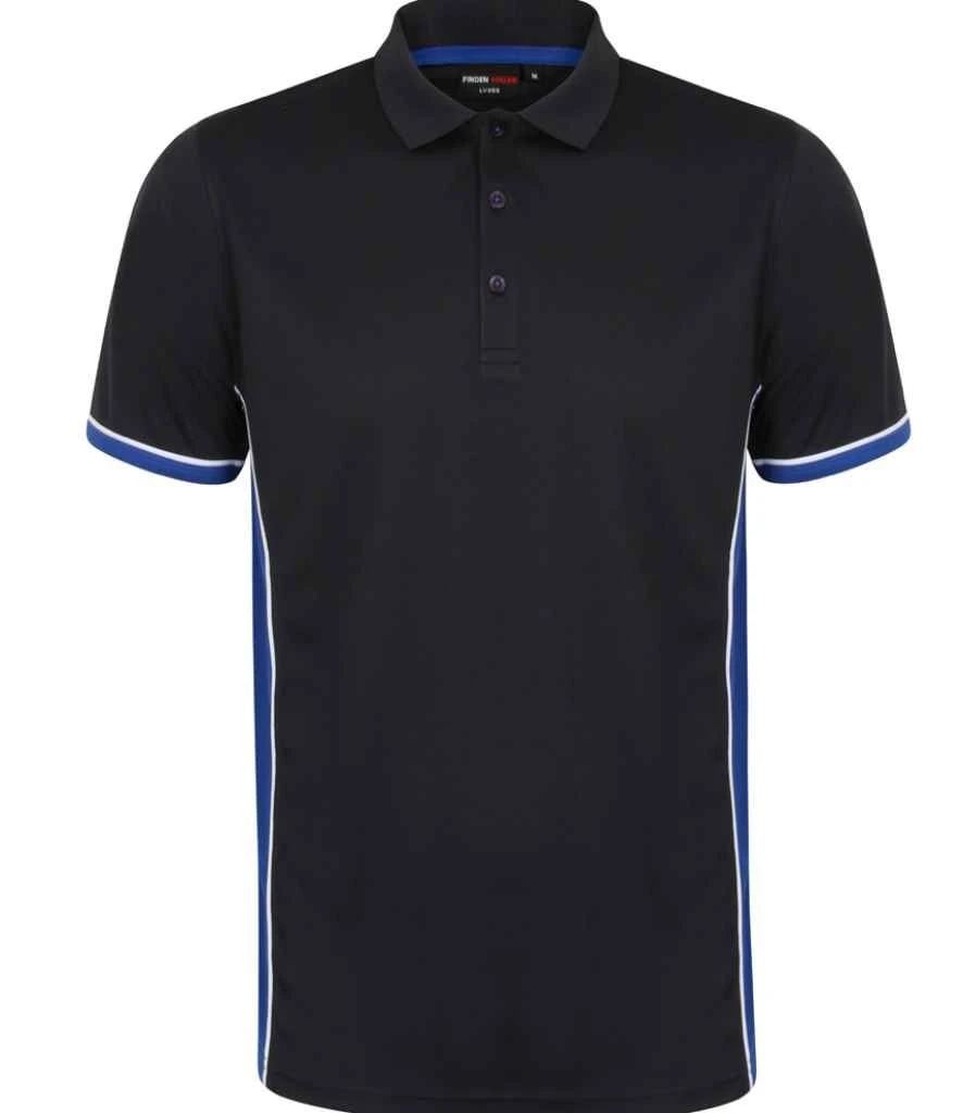Finden + Hales Contrast Panel Polo Shirt 4 Finden + Hales Contrast Panel Polo Shirt - Image 2