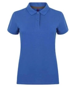 Henbury Ladies Modern Fit Cotton Piqué Polo Shirt -XAMAX d55317e94807d394b4eefffdd44cfab448c9e3d80321703fa62c2f809c3230d5