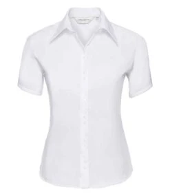 Russell Collection Ladies' Short Sleeve Tailored Ultimate Non-Iron Shirt 16 Russell Collection Ladies' Short Sleeve Tailored Ultimate Non-Iron Shirt -XAMAX d6d653e70aa2737c3ed0bf91dd0d487ef0ddcda096b7670d357b1473b98411ce