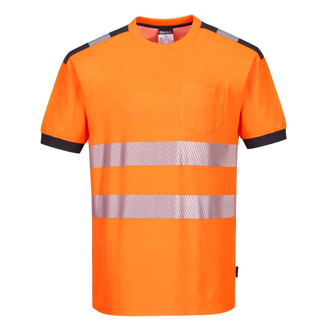 Portwest PW3 Hi-Vis Cotton Comfort T-Shirt S/S 9 Portwest PW3 Hi-Vis Cotton Comfort T-Shirt S/S - Image 7
