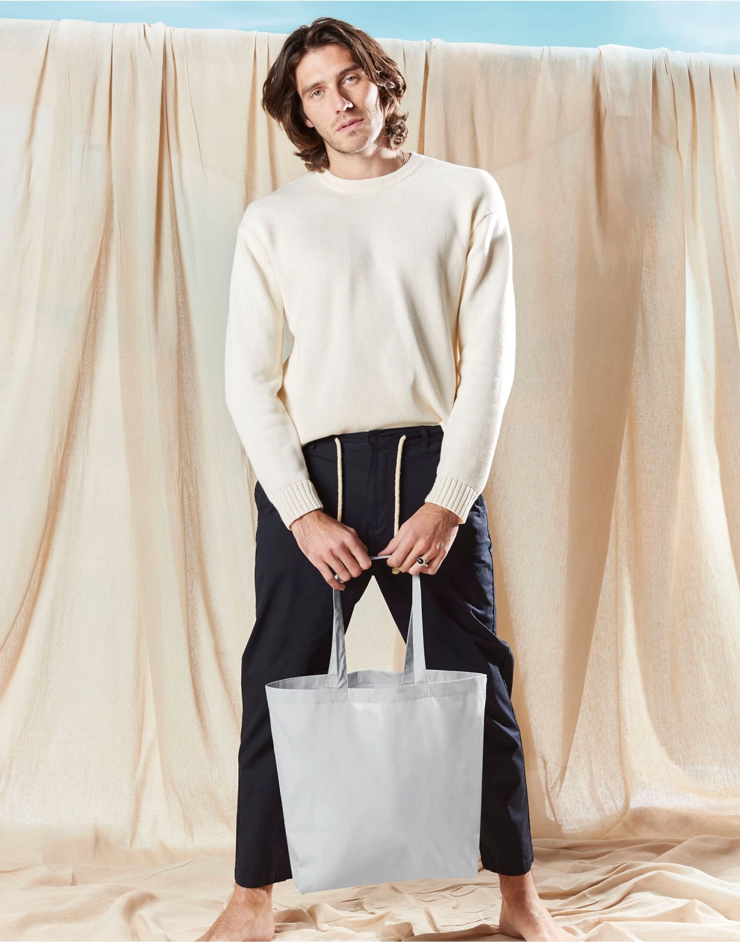 Westford Mill Organic Premium Cotton Maxi Tote 5 Westford Mill Organic Premium Cotton Maxi Tote - Image 3