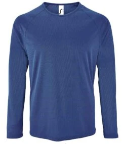 SOL'S Sols Sporty Long Sleeve Performance T Shirt -XAMAX da80ad77a40a8b5f2ab840290744c59b1e91b6a5bb642ec2095be47cfaa6e161