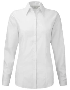 Russell Collection Ladies' Long Sleeve Tailored Herringbone Shirt 8 Russell Collection Ladies' Long Sleeve Tailored Herringbone Shirt -XAMAX da9927adc38a7ed9cf29500b17576ee674ff23e49210f417cc2842e5dcca1353