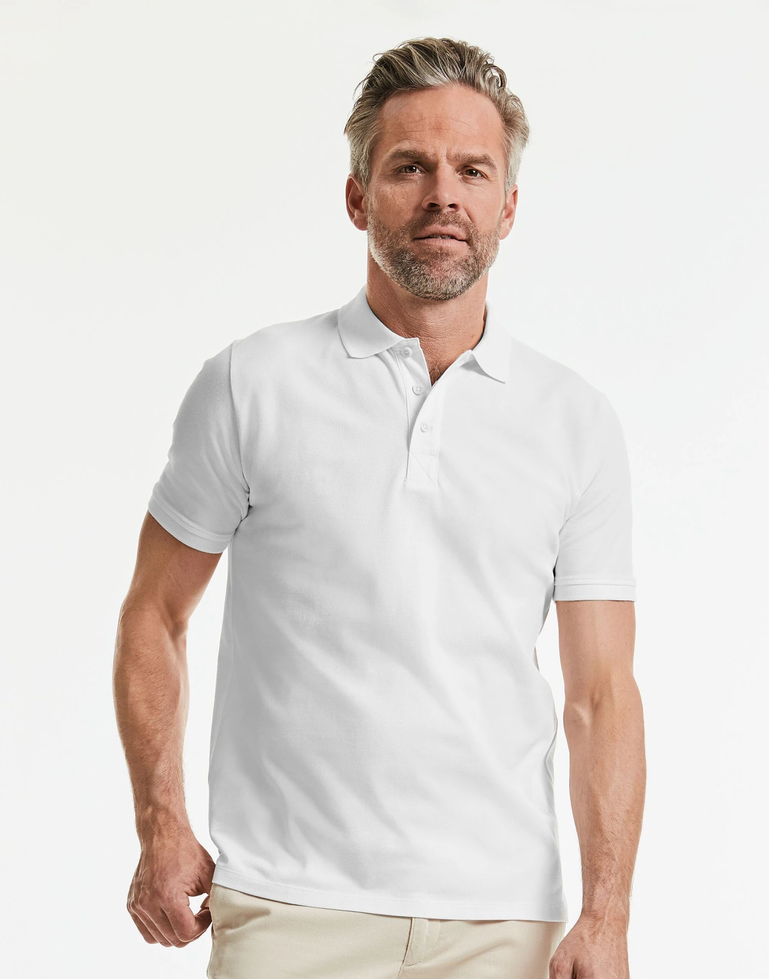 Russell Pure Organic Mens Polo 6 Russell Pure Organic Mens Polo - Image 4